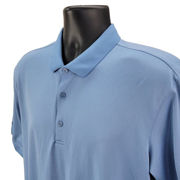PING Golf Polo Shirt Men’s Large Blue SensorCool Performance Stretch Wicking - Picture 4 of 7